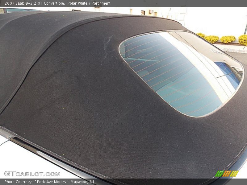 Polar White / Parchment 2007 Saab 9-3 2.0T Convertible