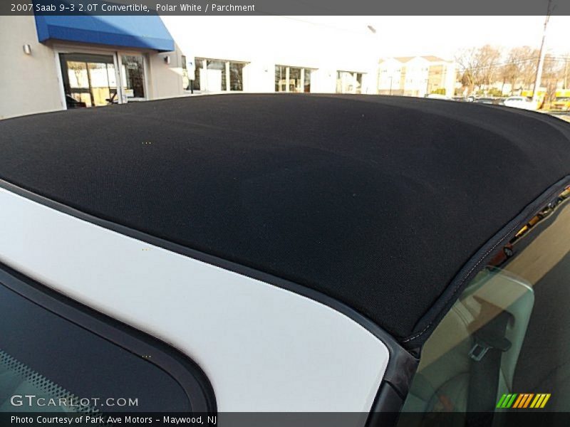 Polar White / Parchment 2007 Saab 9-3 2.0T Convertible