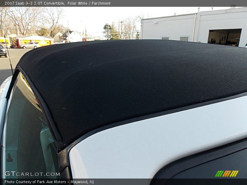 Polar White / Parchment 2007 Saab 9-3 2.0T Convertible