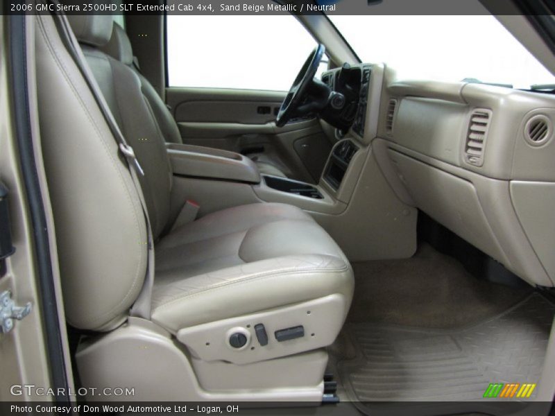 Sand Beige Metallic / Neutral 2006 GMC Sierra 2500HD SLT Extended Cab 4x4