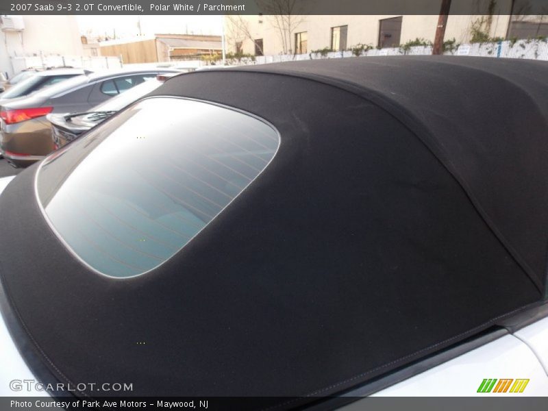 Polar White / Parchment 2007 Saab 9-3 2.0T Convertible