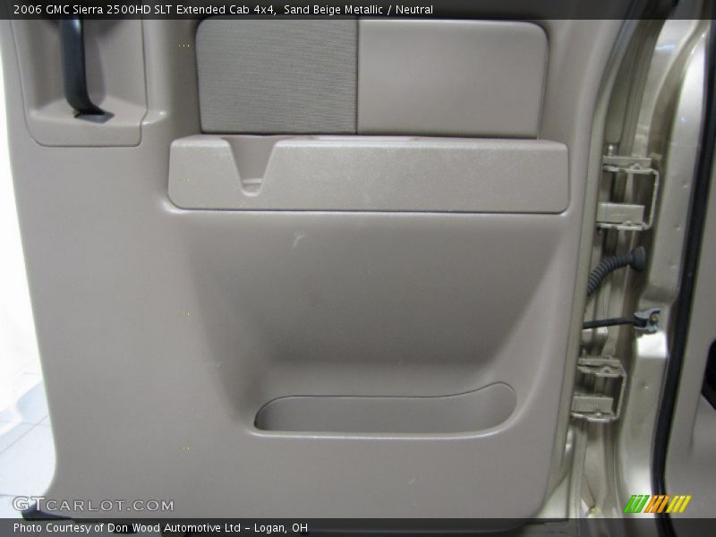 Sand Beige Metallic / Neutral 2006 GMC Sierra 2500HD SLT Extended Cab 4x4