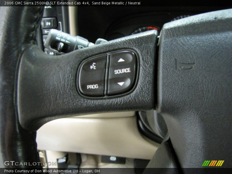 Sand Beige Metallic / Neutral 2006 GMC Sierra 2500HD SLT Extended Cab 4x4