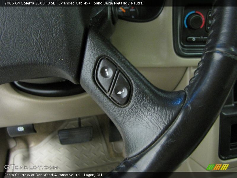 Sand Beige Metallic / Neutral 2006 GMC Sierra 2500HD SLT Extended Cab 4x4