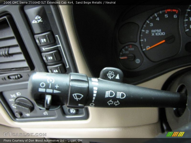 Sand Beige Metallic / Neutral 2006 GMC Sierra 2500HD SLT Extended Cab 4x4