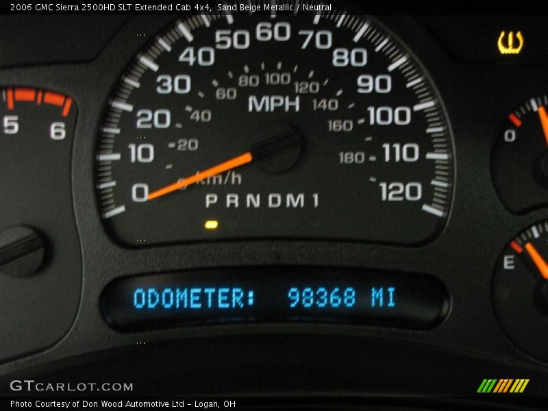 Sand Beige Metallic / Neutral 2006 GMC Sierra 2500HD SLT Extended Cab 4x4