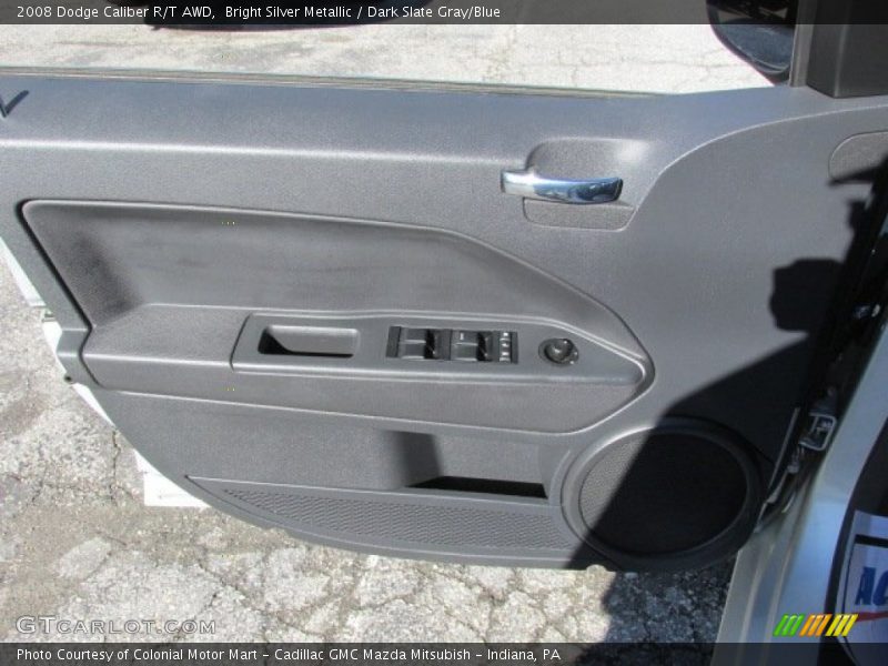 Bright Silver Metallic / Dark Slate Gray/Blue 2008 Dodge Caliber R/T AWD