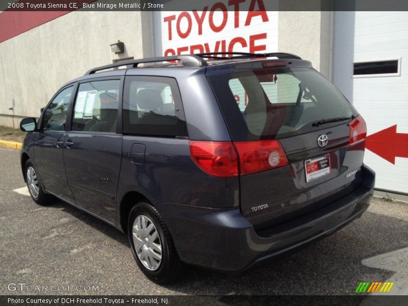 Blue Mirage Metallic / Stone 2008 Toyota Sienna CE