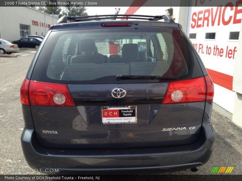 Blue Mirage Metallic / Stone 2008 Toyota Sienna CE