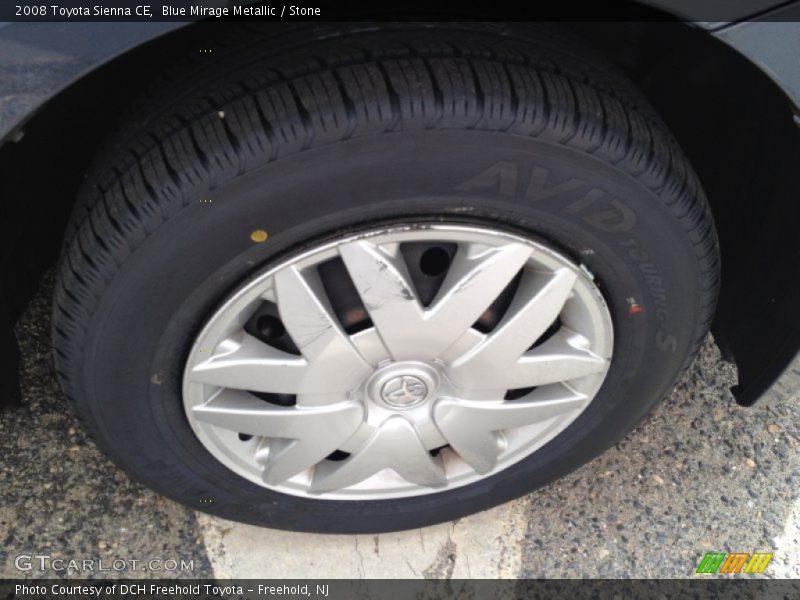 Blue Mirage Metallic / Stone 2008 Toyota Sienna CE