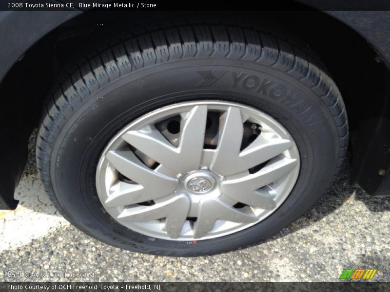 Blue Mirage Metallic / Stone 2008 Toyota Sienna CE