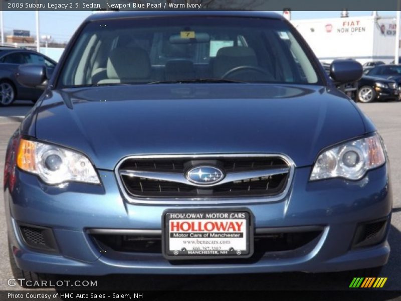 Newport Blue Pearl / Warm Ivory 2009 Subaru Legacy 2.5i Sedan