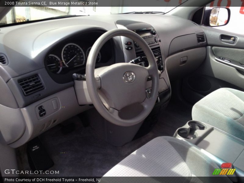 Blue Mirage Metallic / Stone 2008 Toyota Sienna CE