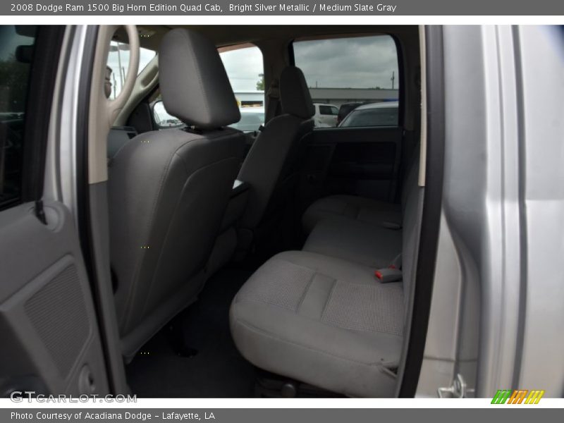 Bright Silver Metallic / Medium Slate Gray 2008 Dodge Ram 1500 Big Horn Edition Quad Cab