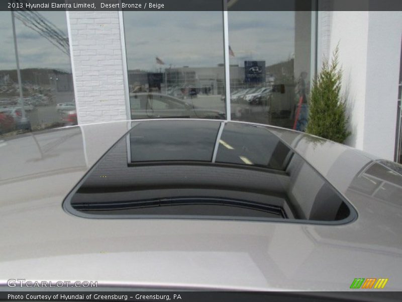 Desert Bronze / Beige 2013 Hyundai Elantra Limited