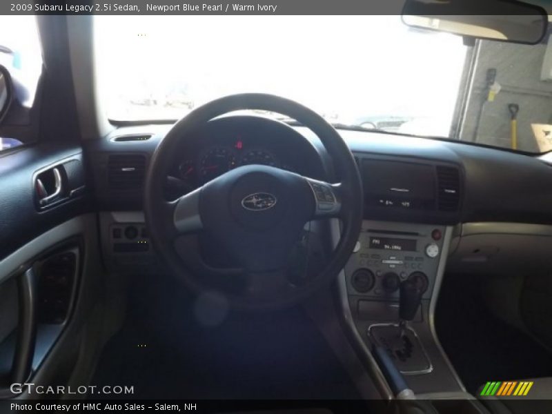Newport Blue Pearl / Warm Ivory 2009 Subaru Legacy 2.5i Sedan
