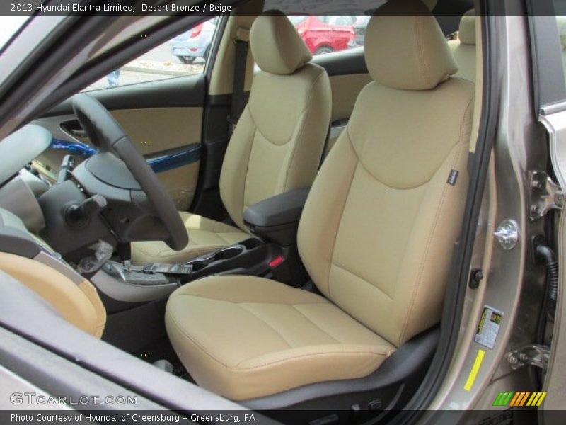Desert Bronze / Beige 2013 Hyundai Elantra Limited