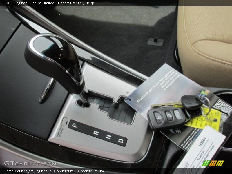 Desert Bronze / Beige 2013 Hyundai Elantra Limited