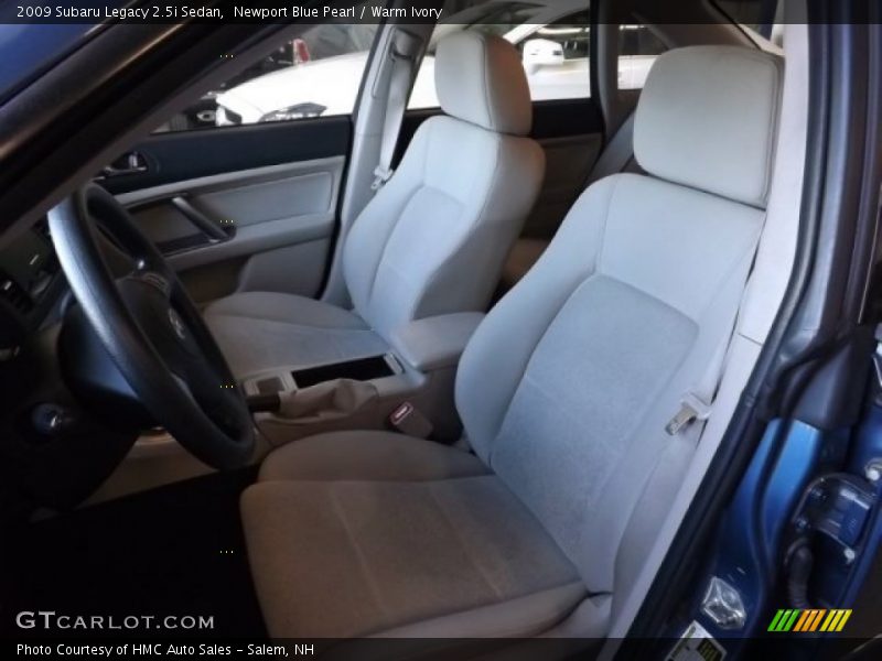 Newport Blue Pearl / Warm Ivory 2009 Subaru Legacy 2.5i Sedan
