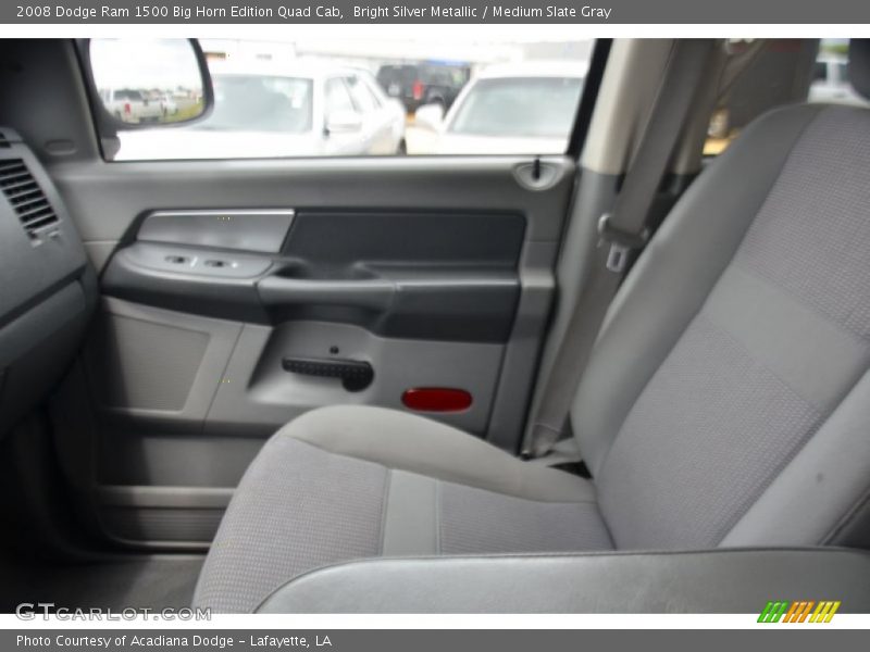 Bright Silver Metallic / Medium Slate Gray 2008 Dodge Ram 1500 Big Horn Edition Quad Cab