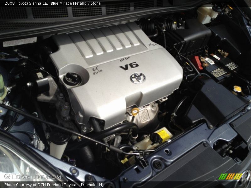 Blue Mirage Metallic / Stone 2008 Toyota Sienna CE