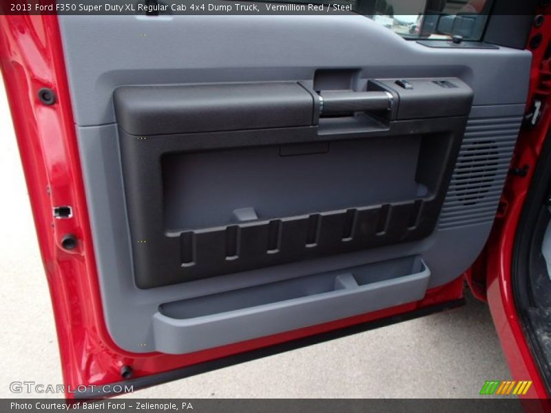 Door Panel of 2013 F350 Super Duty XL Regular Cab 4x4 Dump Truck
