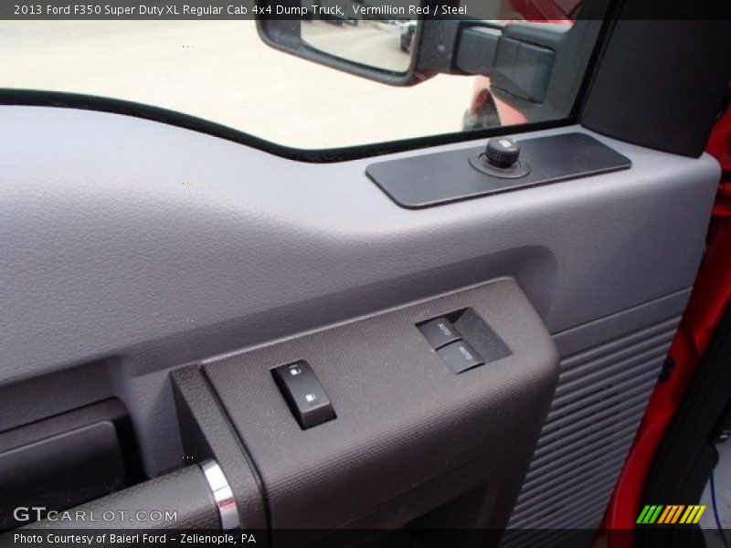 Vermillion Red / Steel 2013 Ford F350 Super Duty XL Regular Cab 4x4 Dump Truck