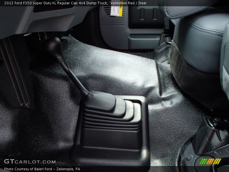 Vermillion Red / Steel 2013 Ford F350 Super Duty XL Regular Cab 4x4 Dump Truck