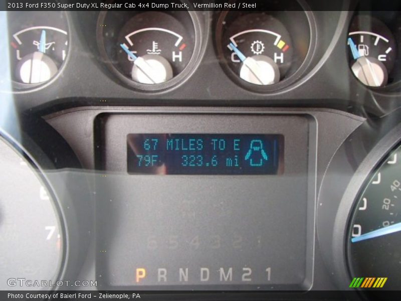  2013 F350 Super Duty XL Regular Cab 4x4 Dump Truck XL Regular Cab 4x4 Dump Truck Gauges
