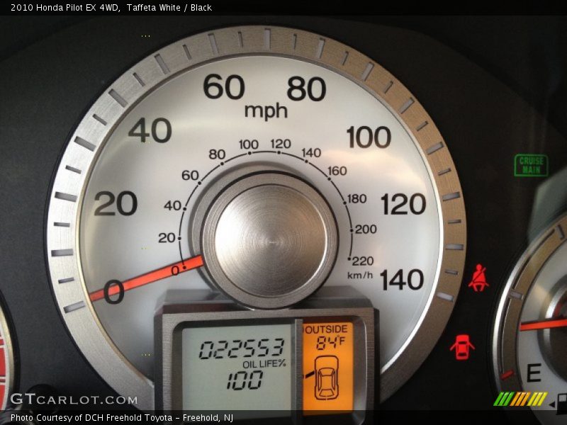 Taffeta White / Black 2010 Honda Pilot EX 4WD