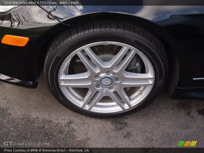 Black / Black 2010 Mercedes-Benz E 550 Coupe