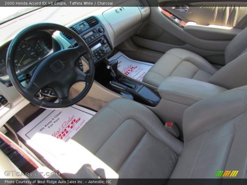 Taffeta White / Charcoal 2000 Honda Accord EX V6 Coupe