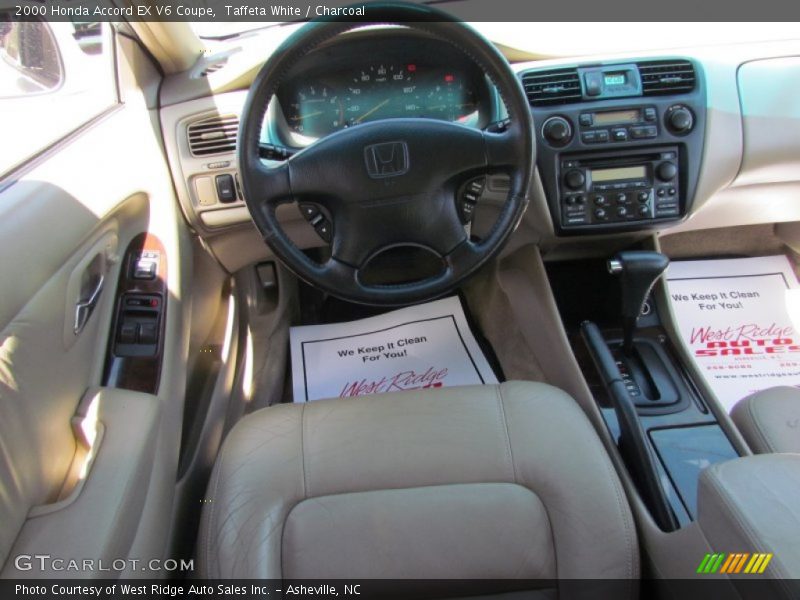 Taffeta White / Charcoal 2000 Honda Accord EX V6 Coupe