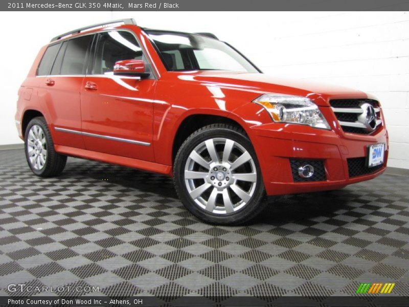 Mars Red / Black 2011 Mercedes-Benz GLK 350 4Matic