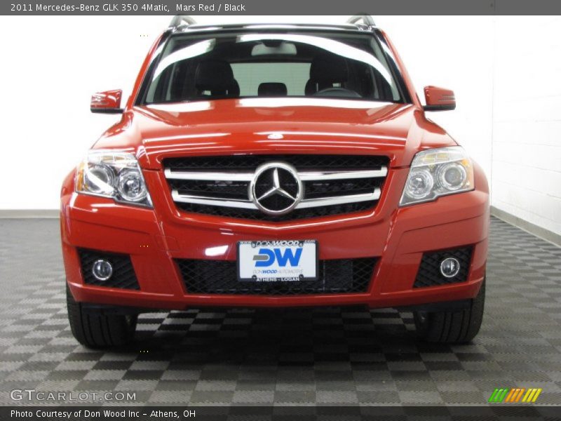 Mars Red / Black 2011 Mercedes-Benz GLK 350 4Matic