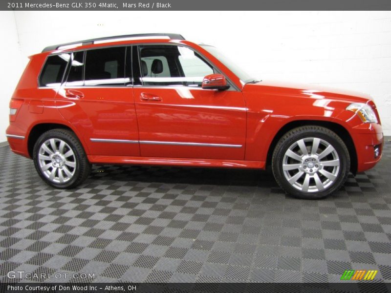 Mars Red / Black 2011 Mercedes-Benz GLK 350 4Matic