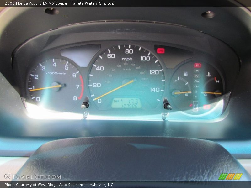 Taffeta White / Charcoal 2000 Honda Accord EX V6 Coupe