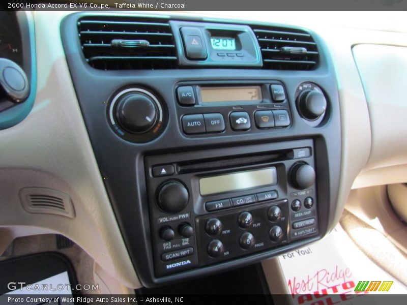 Taffeta White / Charcoal 2000 Honda Accord EX V6 Coupe