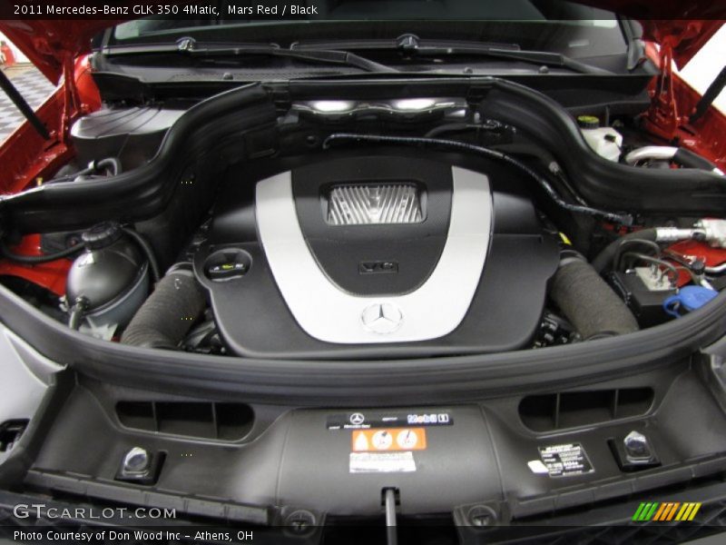 Mars Red / Black 2011 Mercedes-Benz GLK 350 4Matic