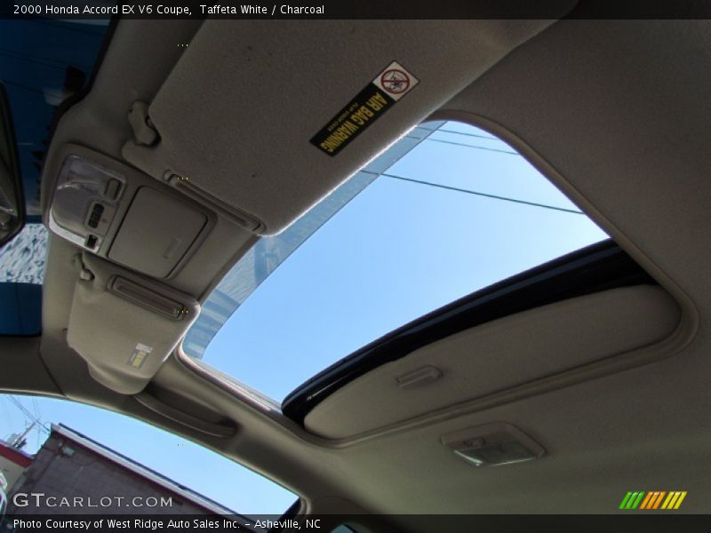 Taffeta White / Charcoal 2000 Honda Accord EX V6 Coupe
