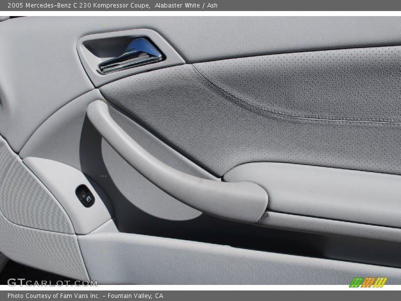 Alabaster White / Ash 2005 Mercedes-Benz C 230 Kompressor Coupe