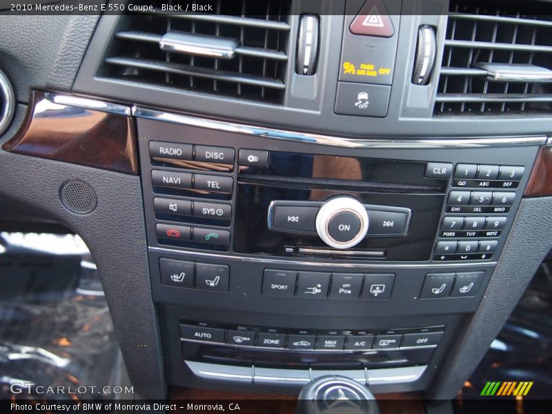 Black / Black 2010 Mercedes-Benz E 550 Coupe