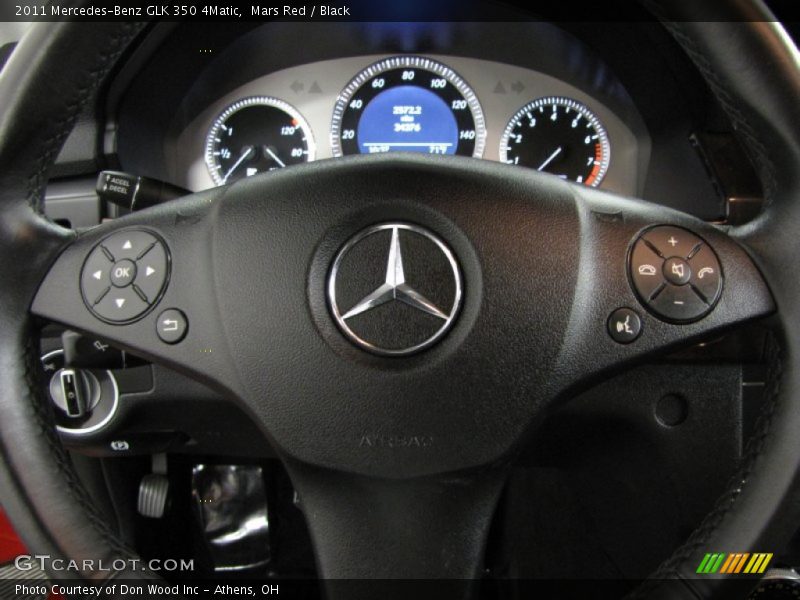 Mars Red / Black 2011 Mercedes-Benz GLK 350 4Matic