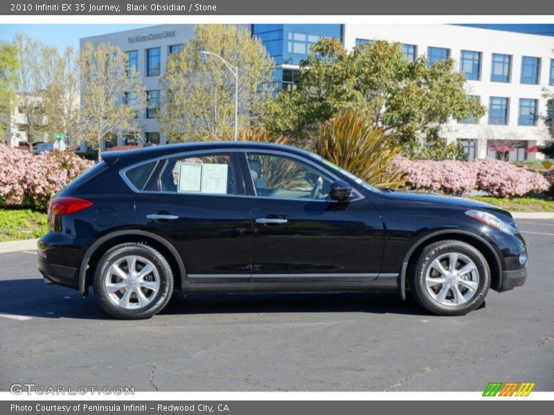 Black Obsidian / Stone 2010 Infiniti EX 35 Journey