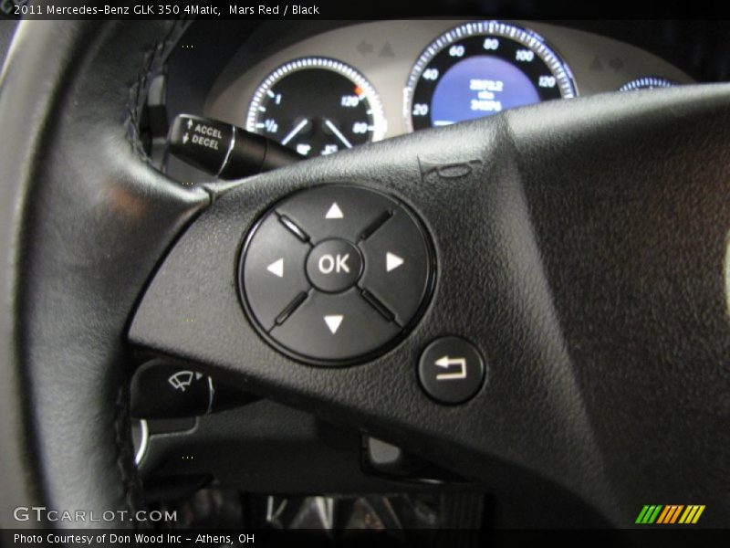 Mars Red / Black 2011 Mercedes-Benz GLK 350 4Matic
