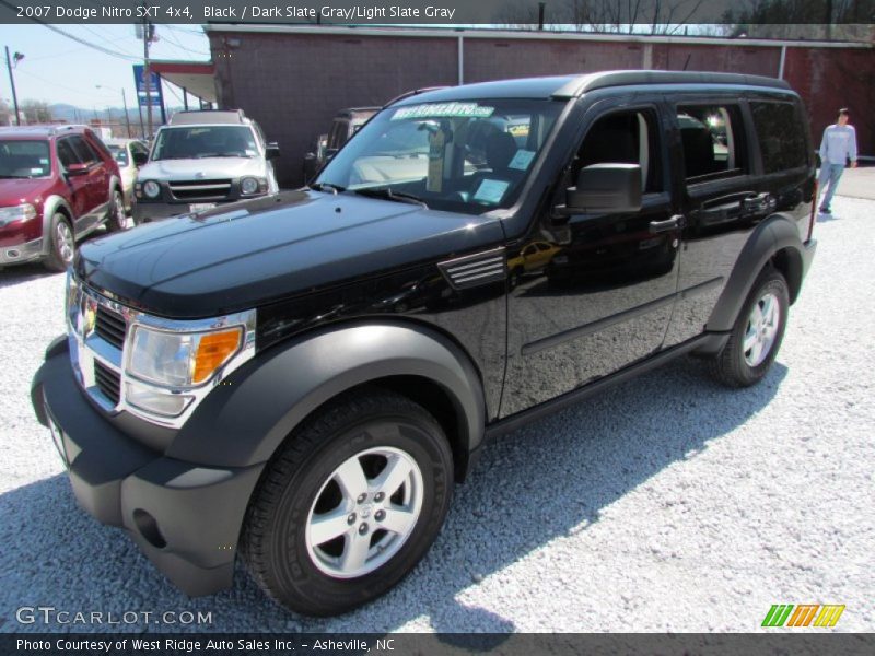 Black / Dark Slate Gray/Light Slate Gray 2007 Dodge Nitro SXT 4x4