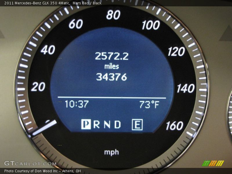 Mars Red / Black 2011 Mercedes-Benz GLK 350 4Matic