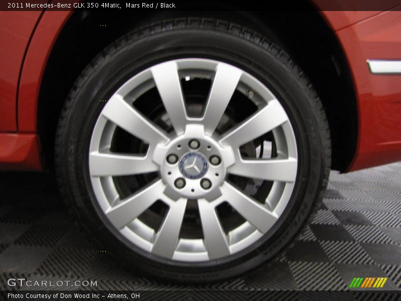 Mars Red / Black 2011 Mercedes-Benz GLK 350 4Matic