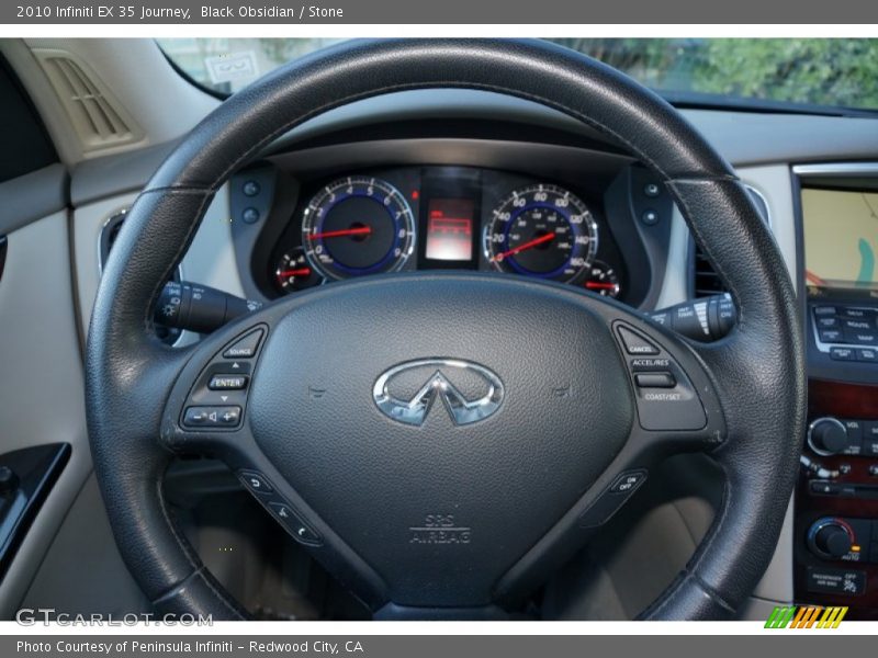 Black Obsidian / Stone 2010 Infiniti EX 35 Journey