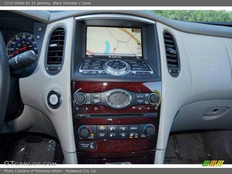 Black Obsidian / Stone 2010 Infiniti EX 35 Journey
